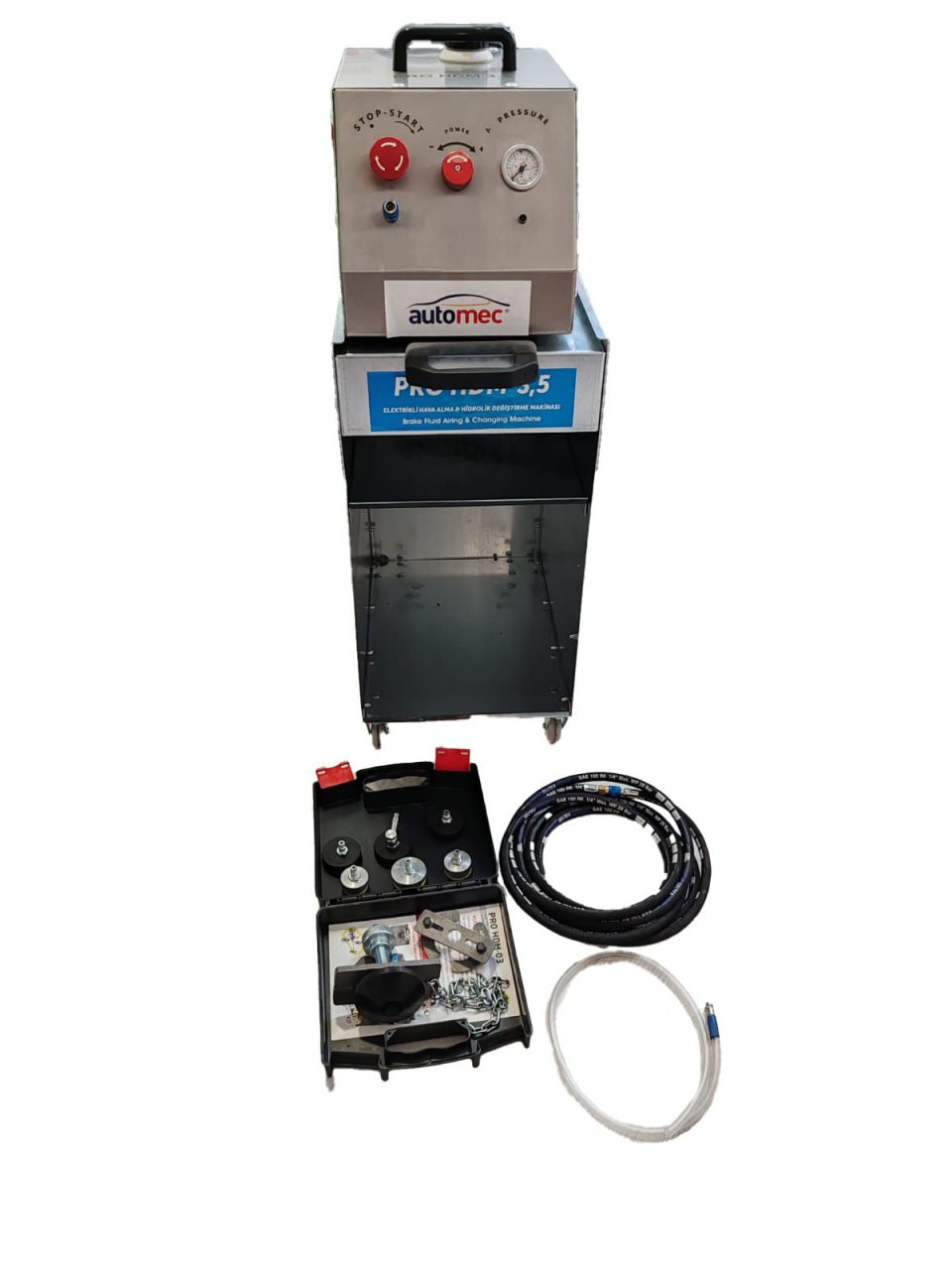 Electric Brake Fluid Changing and Air Bleeding Machine 